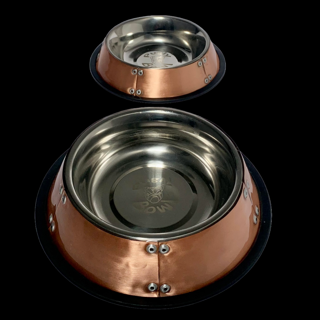 Copper Puglybowl for Cats