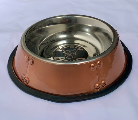 Copper Puglybowl for Dogs