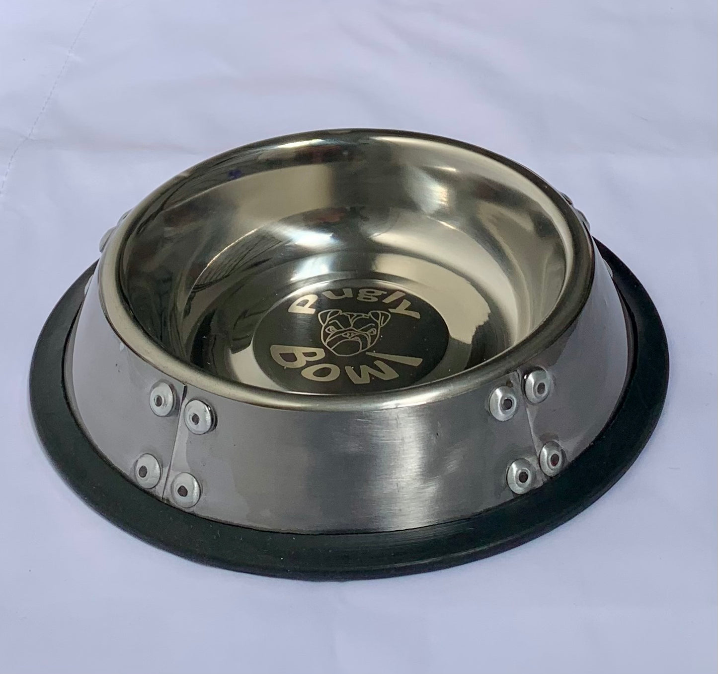 Silver Puglybowl for Cats