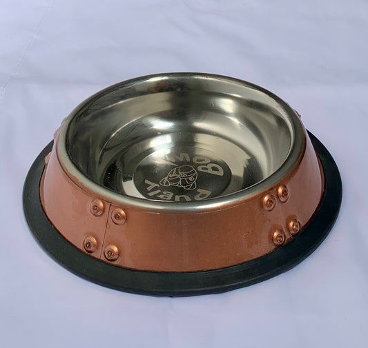 Copper Puglybowl for Cats