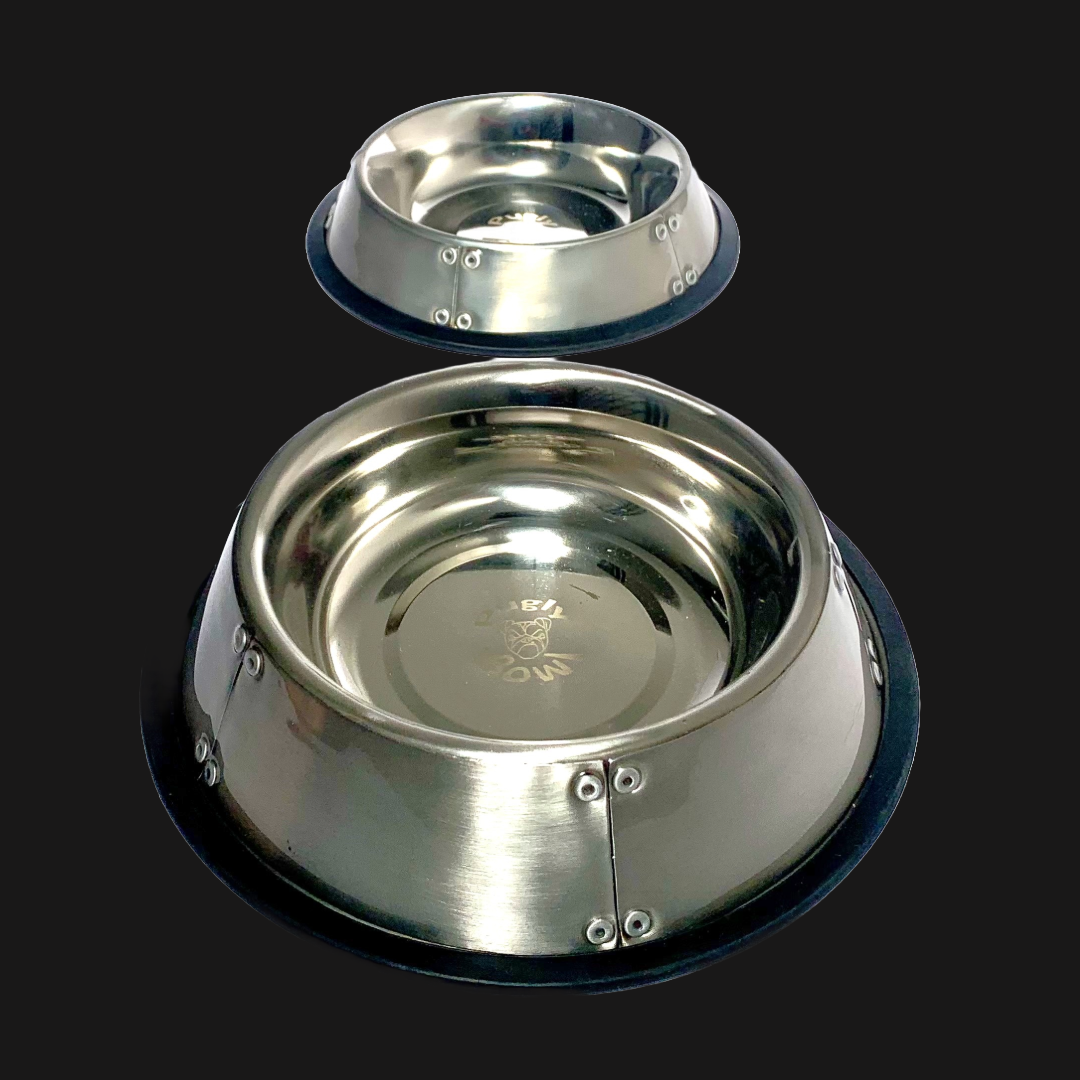 Silver Puglybowl for Cats